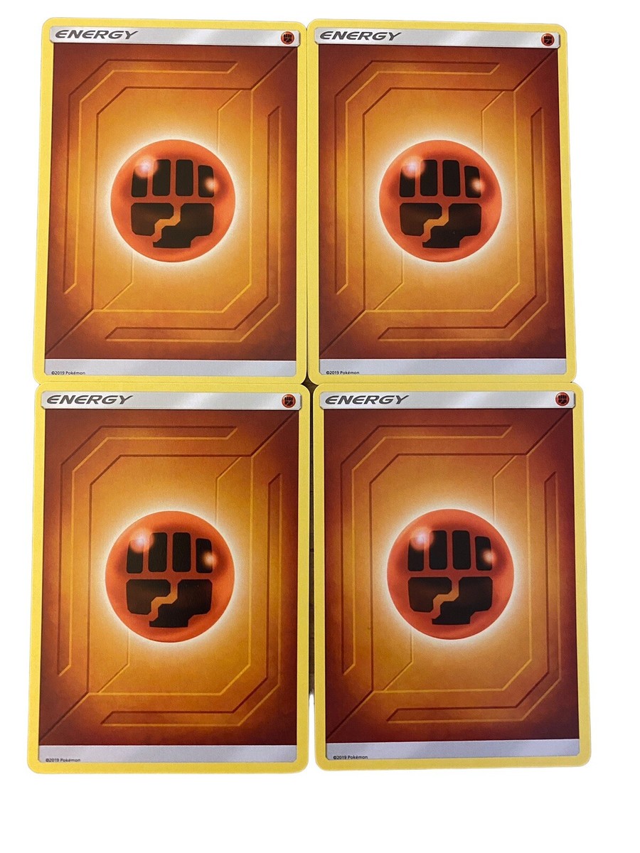 4 Fighting Energy Pokemon Hidden Fates Card 2019 4 Fighting Energy Pokemon Hidden Fates Card 2019