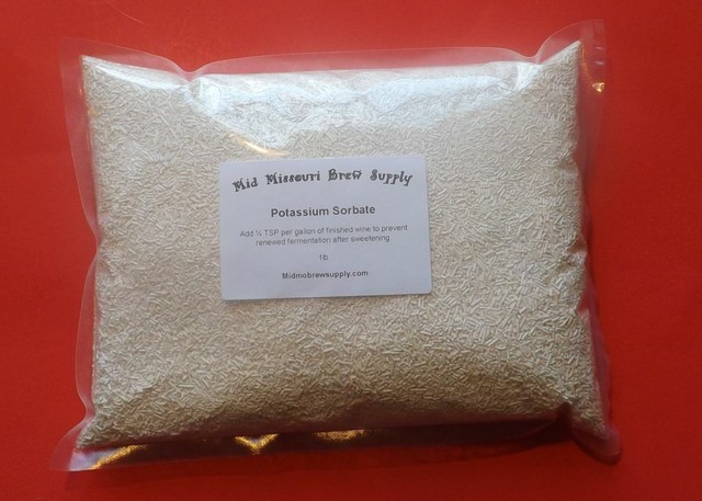 Potassium Sorbate 1 Lb Wine Making Mead Fermentation Stabilizer Food Grade For Sale Online