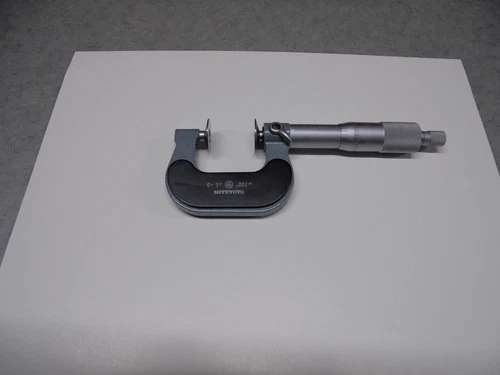 MITUTOYO DISC MICROMETER 0-1 MODEL # 123-125A