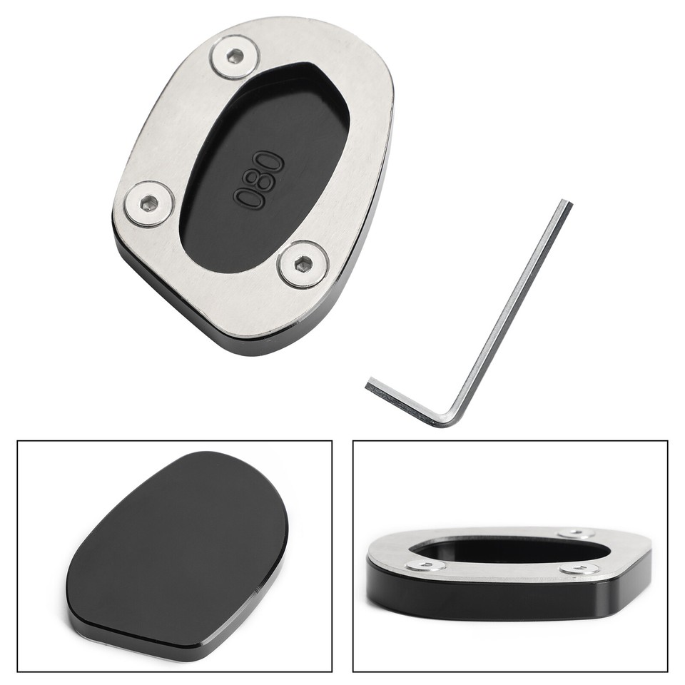 Estensione Cavalletto Laterale Moto In Alluminio CNC - Supporto Antiscivolo Per Parcheggio Sicuro - Foto 6