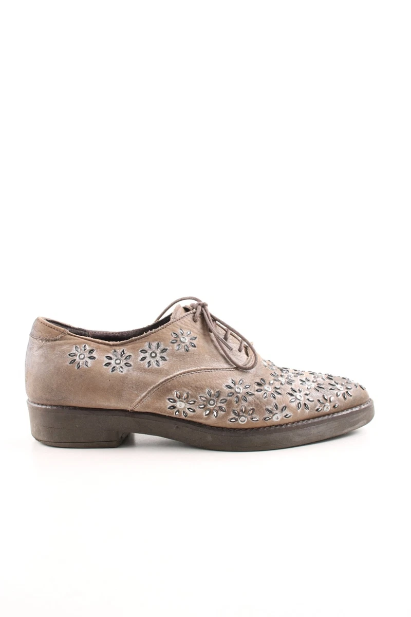 CAF NOIR Zapatos brogue Mujeres Talla EU 38 beige gris oscuro eBay