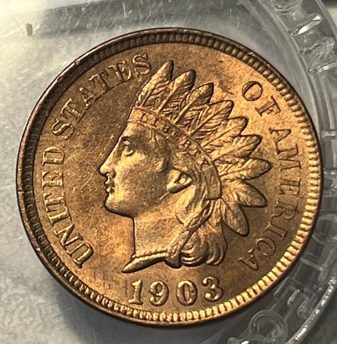 1903 Indian Head Cent Penny BU MS Uncirculated