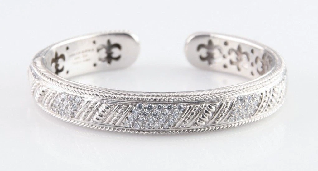 Judith ripka silver bracelet outlet
