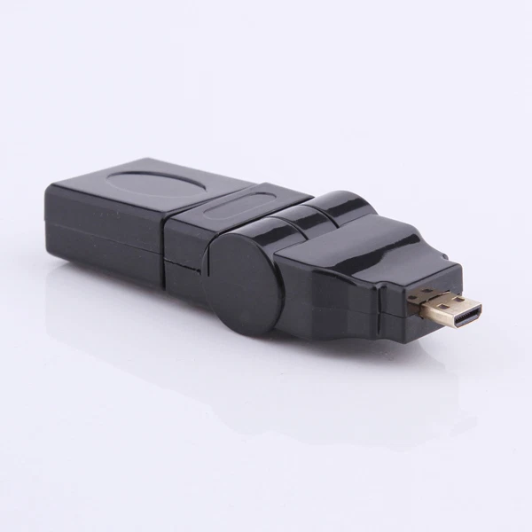 360° Swivel Angle Micro HDMI Male Standard HDMI Female Adapter Converter two-way - Image 2 of 4