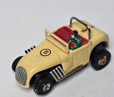 Vintage Aurora T-Jet Hot Road Roadster No. 1365 Solid Rivet HO Scale Slot Car
