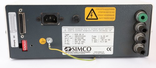 Simco Chargemaster ECM30-N Electrostatic Generating Power Supply -30kV - Picture 6 of 6