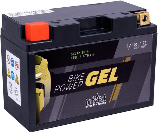 YT9B-BS Gelbatterie FüR KTM EGS 620 98 - 99 Startstrom 170CCA-image