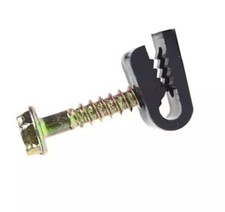 Ground Wire Black Flex Clips with Screw 10 12 14 Gauge GA 8 bags, 100ea