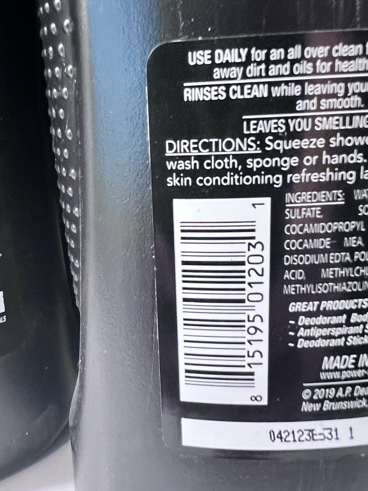 Power Stick 3in1 Men's Shampoo Conditioner Body Wash Spring Fresh Lot