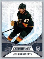 2021-22 Upper Deck Credentials #11 Max Pacioretty Vegas Golden Knights