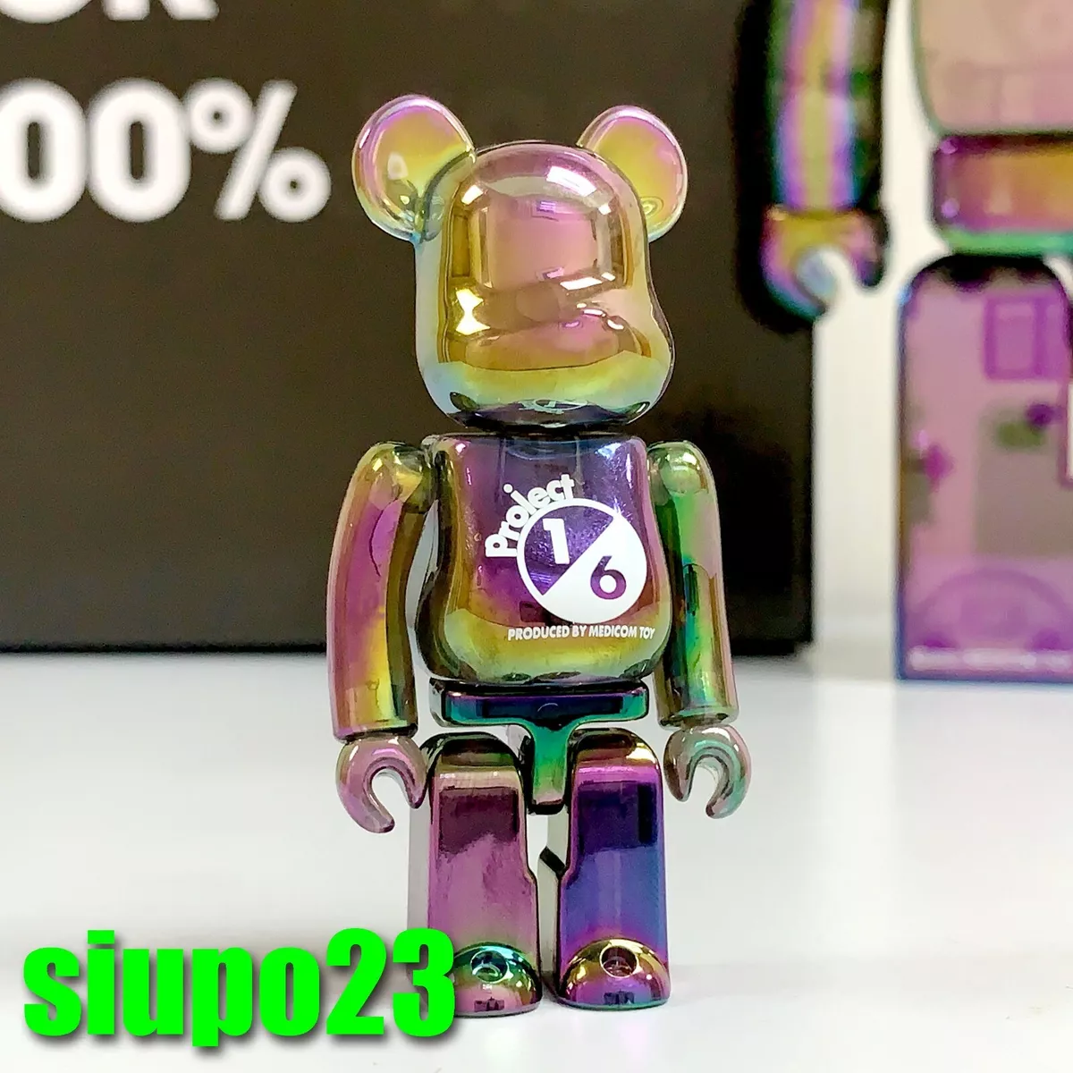 累計300万枚突破 公式 Project 1/6計画 BE@RBRICK MIX CLEAR 100