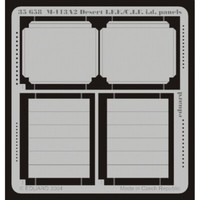 MW22 Eduard 35658 M-113A2 Desert I.F.F./C.I.F. I.D. Panels 1/35 Pe Set For