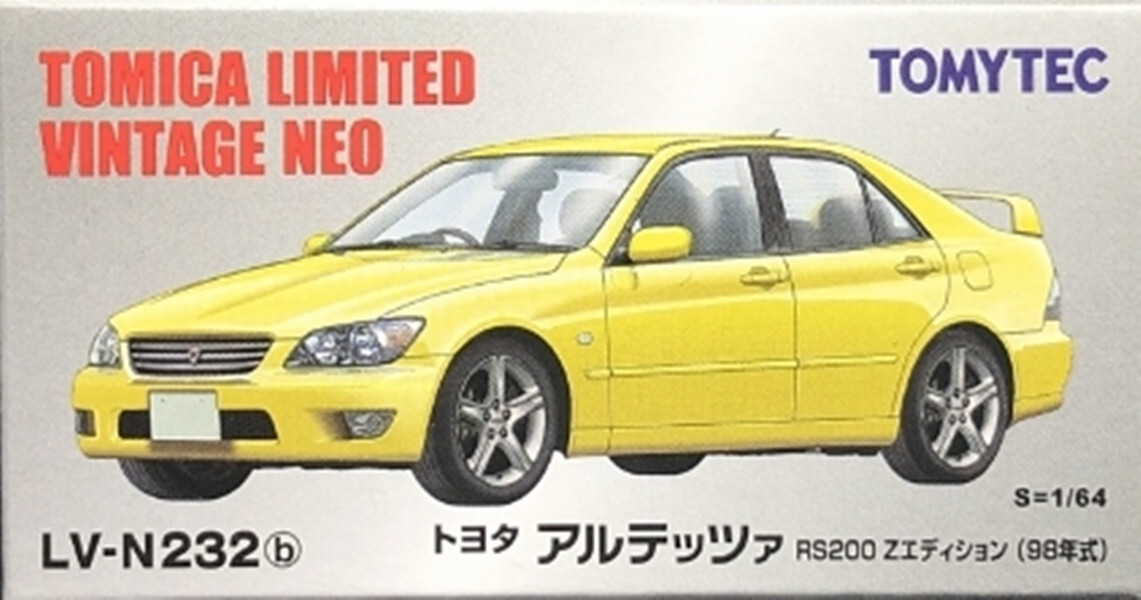 Tomytec Tomy Tomica Vintage Neo LV-N232b Toyota Altzza RS200 Z