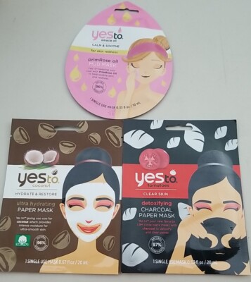 Yes To Tomatoes Clear Skin Detoxifying Mask Coconut Primrose Oil (Pack of 3)