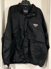 VTG Windbreaker Mens XL Black Dunbrooke Smirnoff Ice