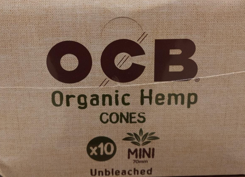 😎 OCB UNBLEACHED ORGANIC CONES ✨ MINI SIZE ✨ 32 PK PER BOX 10 CONES PACK - Picture 8 of 14