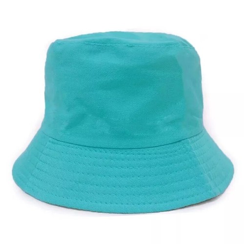 Unisex 100% Cotton Bucket Hat Sunshade Cap Fisherman Summer Beach Headwear Hats - Afbeelding 17 van 19
