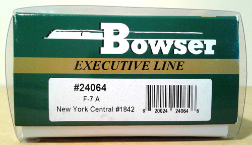 BOWSER EMD F7 ESCALA HO NUEVA YORK CENTRAL NYC #1842 24064 | Zustand: Used