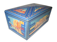 alte Art Deco Blech Dose Monarch Blechdose selten  Vintage old Metal Box