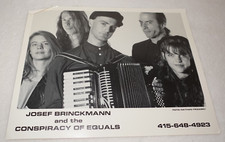 Josef Brinckmann and the Conspiracy of Equals Rare Original Promotional Photo