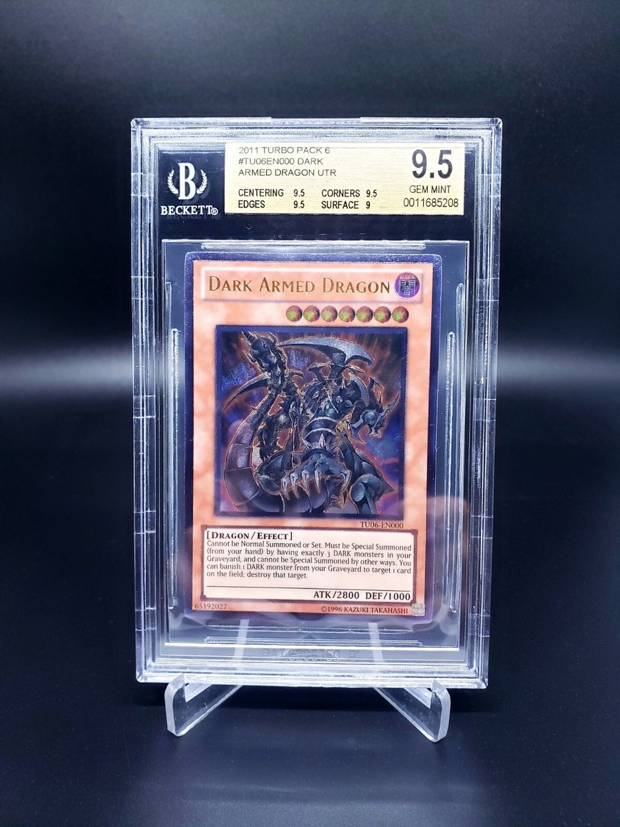 Yu-Gi-Oh! BGS 9.5 Gem Mint Dark Armed Dragon TU06-EN000 Ultimate