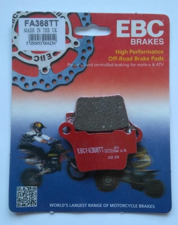 Pastillas de freno traseras EBC carbono TT se adaptan a SHERCO 300 SE/R/SEF/R (2012 a 2015) Foto 2 de 4