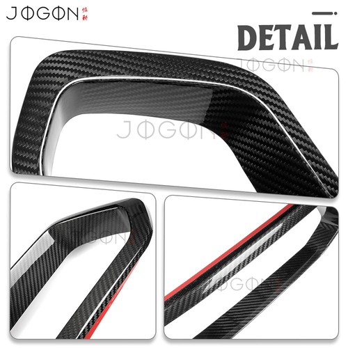 Real Carbon For Corvette C8 Z06 2023+ Rear Exhaust Tips Center Plate Cover Trim - Picture 7 of 9