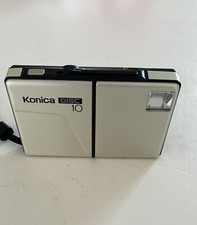 Vintage Konica Disc 10 Camera 1983 Silver And Black