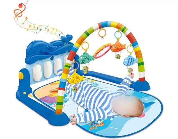 Gym Play mat Baby newborn Kids in1 Fitness Music Lay Fun Piano