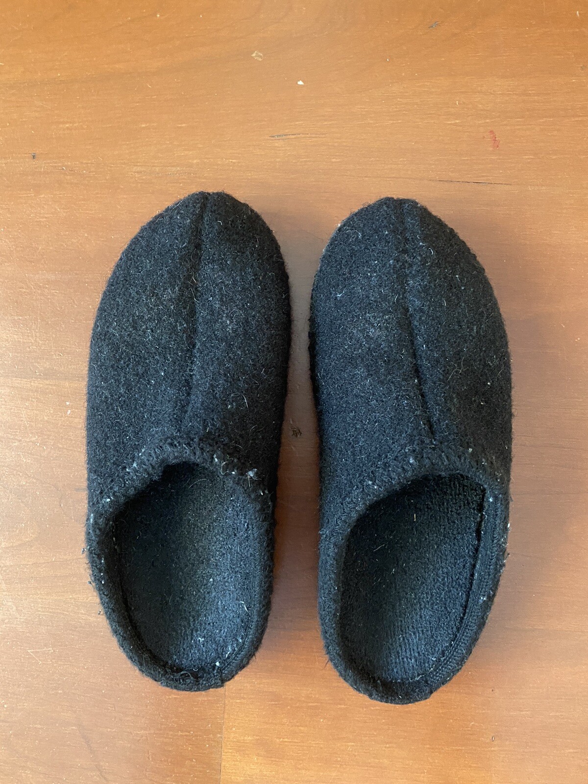 haflinger boiled wool clogs