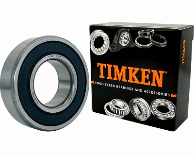 2PACK USA Brand TIMKEN 6205-2RS 25X52X15MM Double Rubber Seal Bearings 6205RS