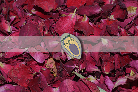 100g Dried Burgundy Grade A Rose Petals