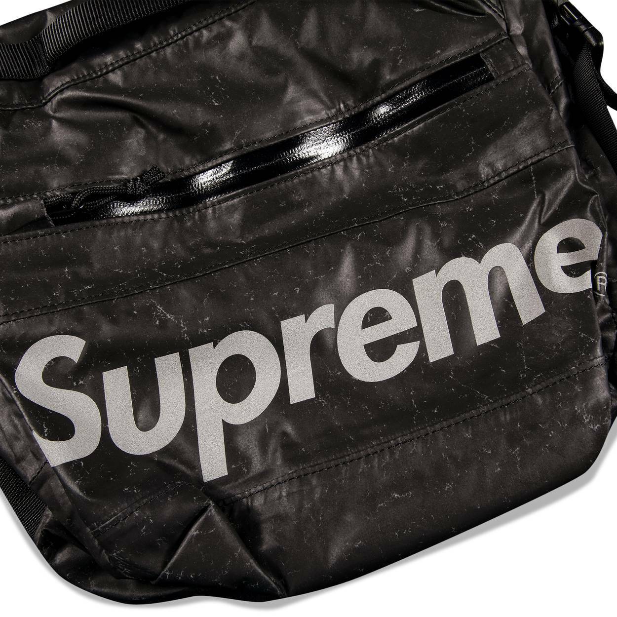 Supreme Waterproof Reflective Speckled Shoulder Bag Black FW20
