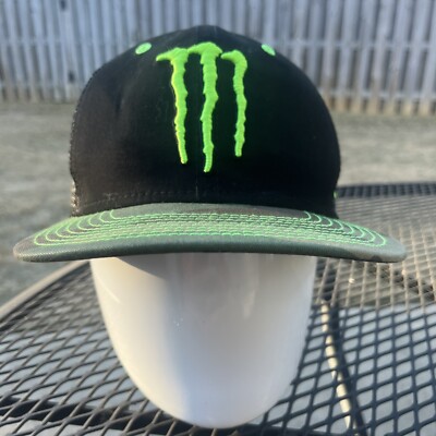 Kyle Busch KB41 Haas Monster Energy Adult Trucker Hat Cap Black