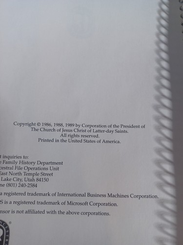 1980s Personal Ancestral File 2.2 Vintage Software For MS - DOS Computers - Picture 12 of 16