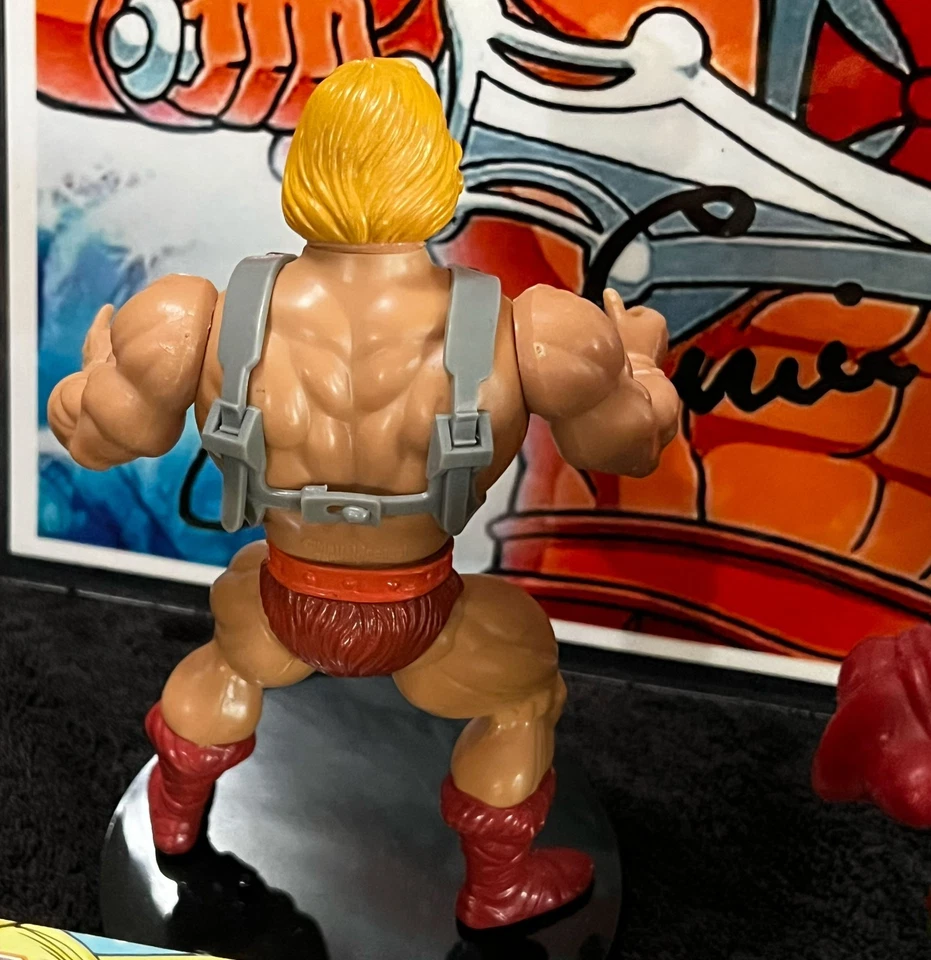 He-Man & Battlecat 1982 • Completo • Taiwán • Maestros del Universo de colección Foto 3 de 4