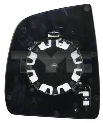 TYC 309-0124-1 mirror glass, outside mirror for Fiat, Opel