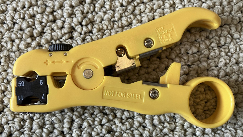Used Monoprice Universal Cable Jacket Stripper