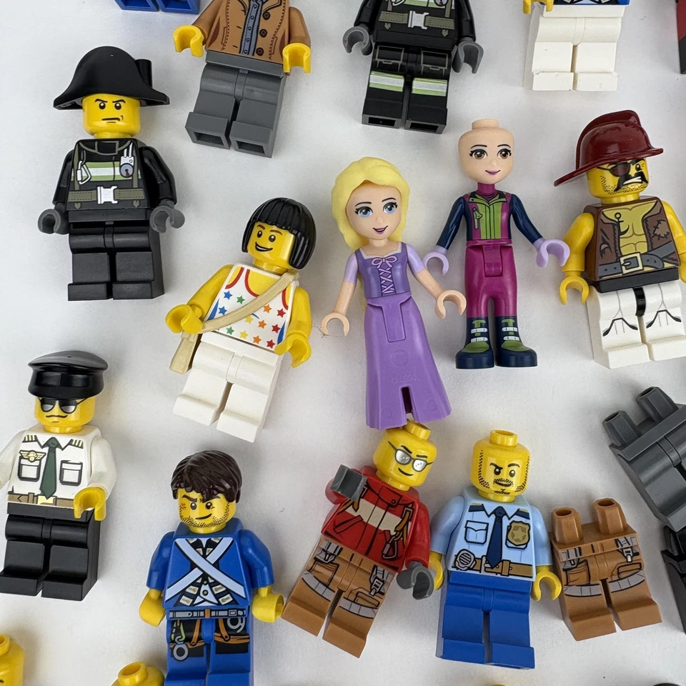 LEGO Minifigure Lot Mixed Figures Parts Accessories City Friends Incredibles - Image 3 of 4