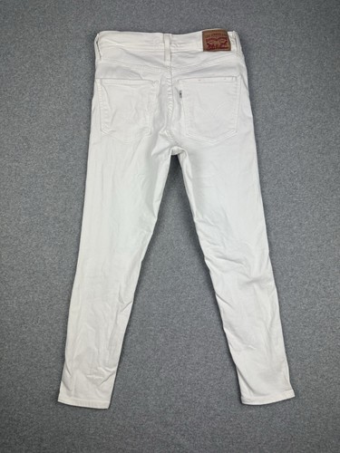 Levi's NWOT Mile High Super Skinny Ankle Women's Denim Jeans Sz 28 White Stretch - Bild 2 von 16