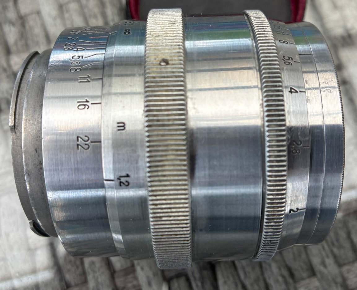 Zeiss Jena  Lens Biotar 2 f=10cm 100mm Aluminium For Exakta 6x6 Horizontal  EX++