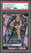 Alanna Smith 2024 Panini Prizm WNBA #111 Lotus Flower FOTL Parallel /3 PSA 9