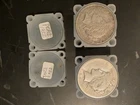 2 Rolls of 20 1922 Peace Silver Dollars  (40 Total Coins) BELOW MELT!