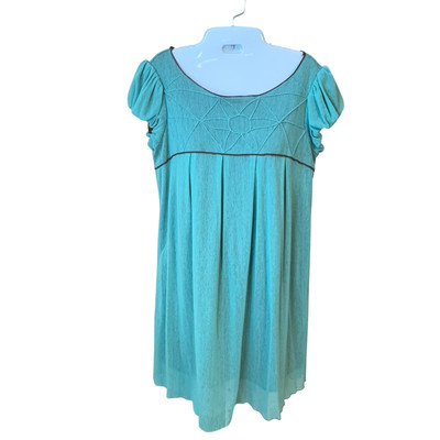 #ad CHELSEA and VIOLET Knit Turquoise Empire Waist Boho Dress Women#x27;s Sz 2 $22.50