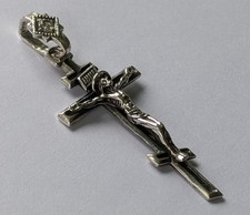 Orthodox Cross 925 silver. Weight 3.81 g. Prayer in Russian. Ukrainian jewelry.