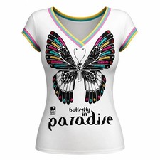 T-shirt  graphique Butterfly in Paradise Styl...