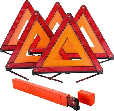 Warning Triangle Kit, Reflective Warning Road Safety Triangle Kit, Foldable Safe