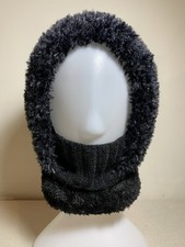 3 in 1 Womens Knit Balaclava Beanie Hat Fleece Lined Winter Scarf Mask NEW