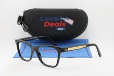 NEW RALPH LAUREN RL 6154 5001 POLISHED BLACK GOLD AUTHENTIC EYEGLASSES 51-16