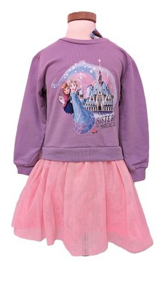 Disney FROZEN Eiskönigin Sweatshirt Pullover Kleid Anna ELSA Olaf 110 / 116 NEU